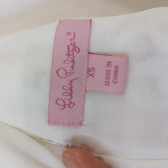 Lilly Pultizer Quinn Lace Halter Swing Dress White XS preppy boho coastal beach - Picture 9 of 11